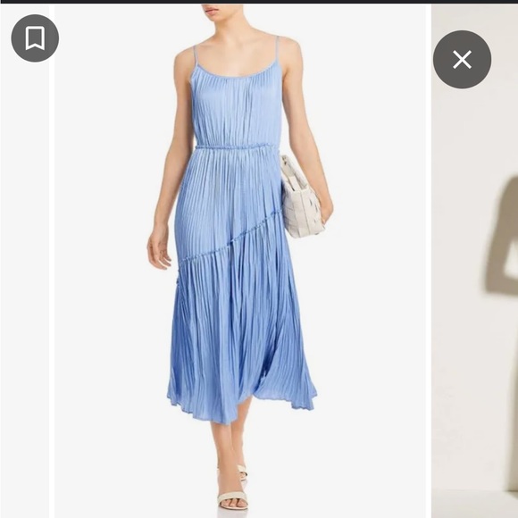 Vince Maxi Blue Maxi Dress - Picture 3 of 9